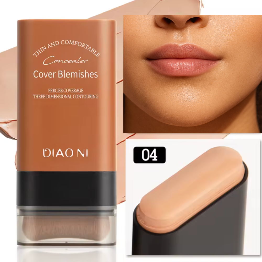 Base Coreana Cobertura Total 2 en 1 (Base + Brocha) - K-SKIN
