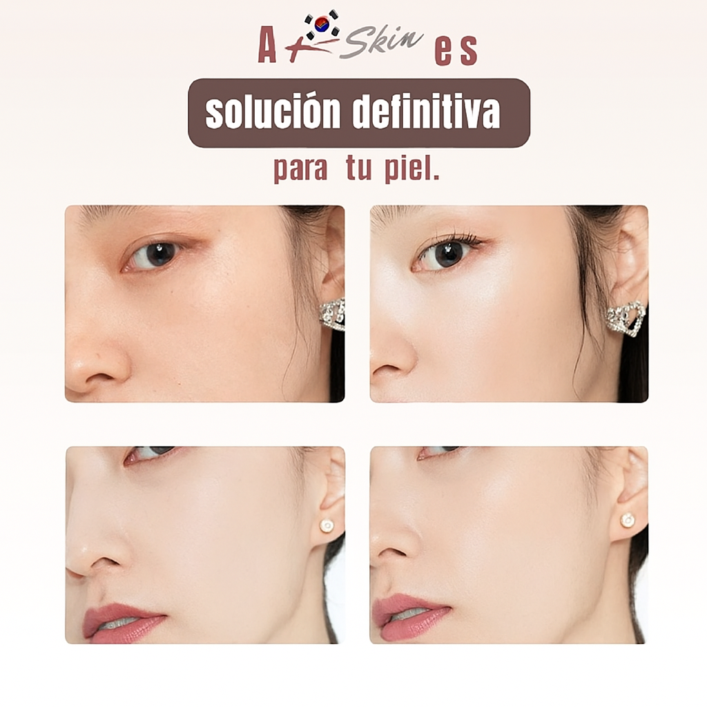 Base Coreana Cobertura Total 2 en 1 (Base + Brocha) - K-SKIN