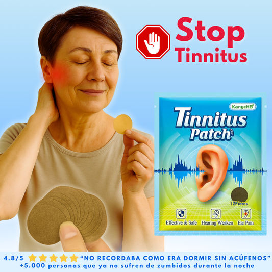 PARCHES HERBALES PARA ZUMBIDO DE OIDO - TINICALM™