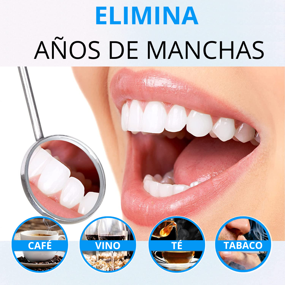 TIRAS BLANQUEADORAS DENTALES DE COCO - PEARLSHINE™