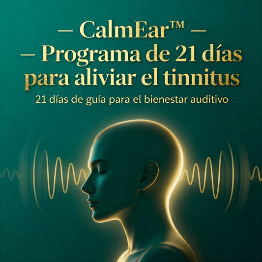GUÍA DIGITAL: “Programa CalmEar™ – 21 días para reducir el impacto del tinnitus y recuperar la calma”