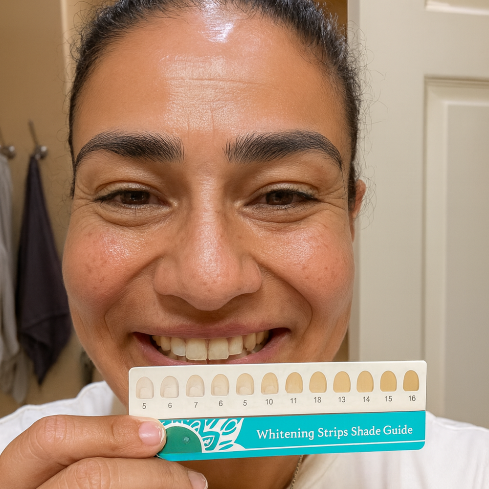 TIRAS BLANQUEADORAS DENTALES DE COCO - PEARLSHINE™