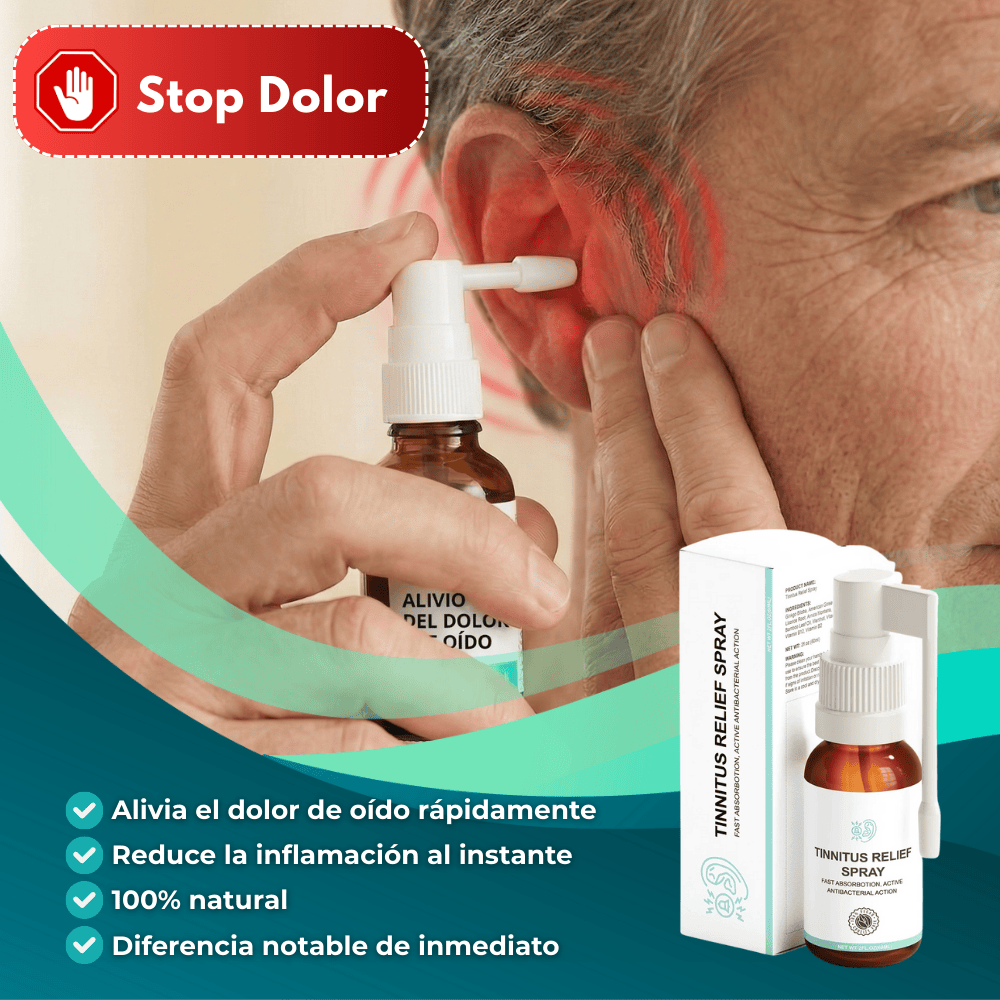 Analgésico Dolor Oidos Spray - RELIEF™