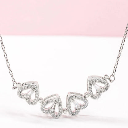 Collar Trébol de Corazones con Imán - MARYLIN™