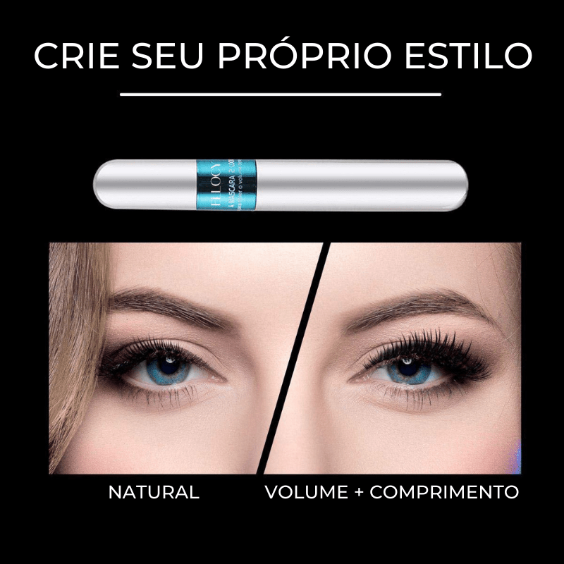Eyecut™ Máscara de Cílios 2 EM 1 com Pincel Duplo - Comprar em Bello Sconto