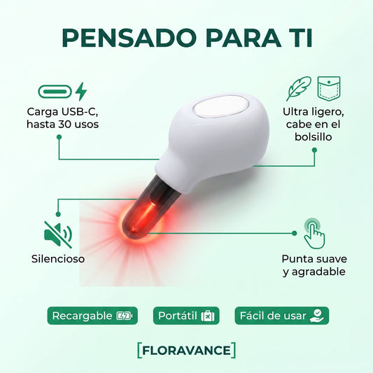 Dispositivo Recargable de Terapia de Luz Roja para el Tinnitus - LUMEX™