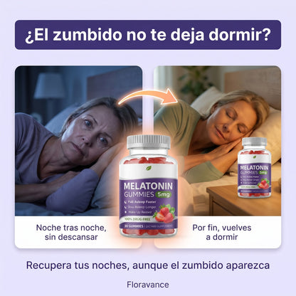 Gomitas de Melatonina Sabor Fresa para el Sueño Profundo pack 30ud - SOMNIA™