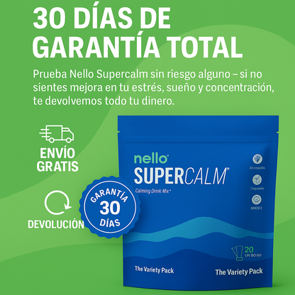 Nello Supercalm™ Ashwagandha – Equilibrio Emocional y Claridad Mental