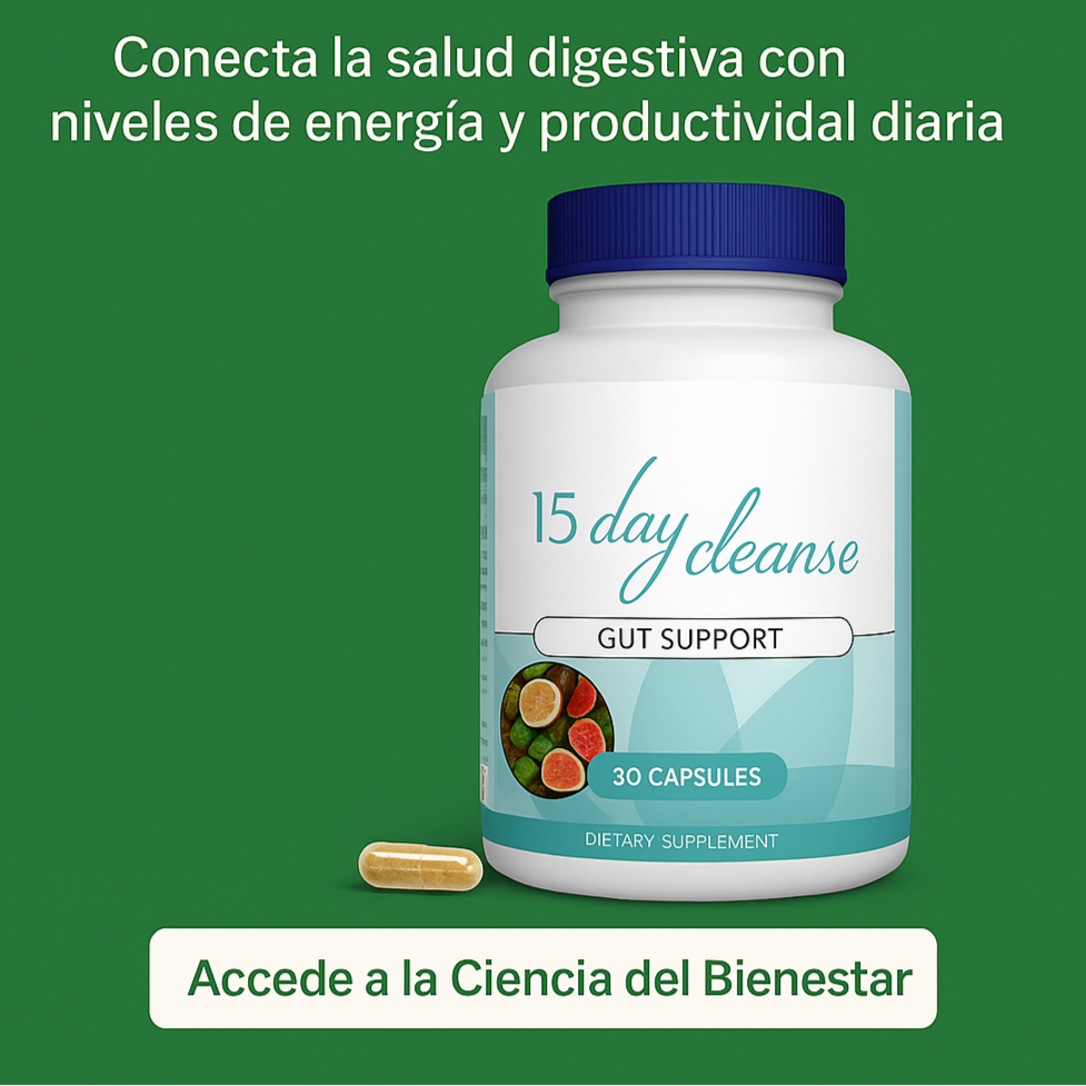 Limpieza 15 días | Apoyo para el intestino y el colon, sin cafeína
