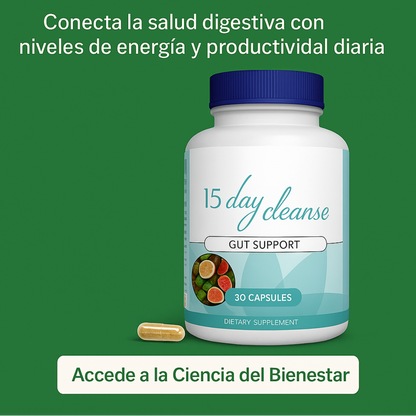 Limpieza 15 días | Apoyo para el intestino y el colon, sin cafeína