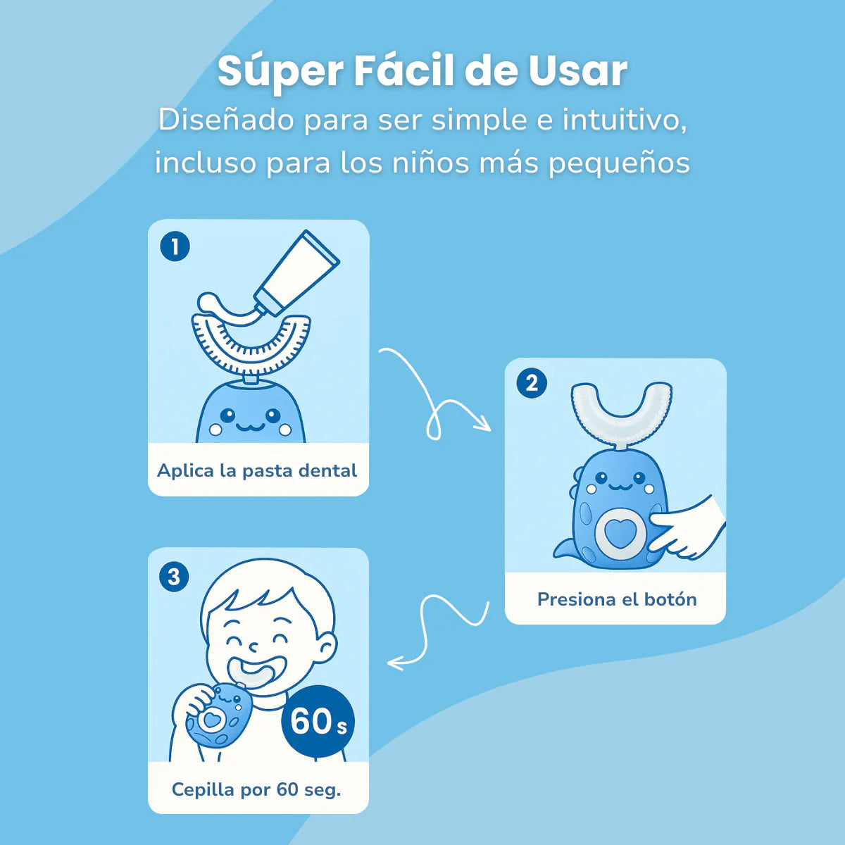DinoCepillo™ | Cepillo de Dientes Eléctrico
